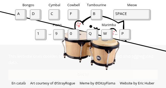 Screenshot of bongo.cat