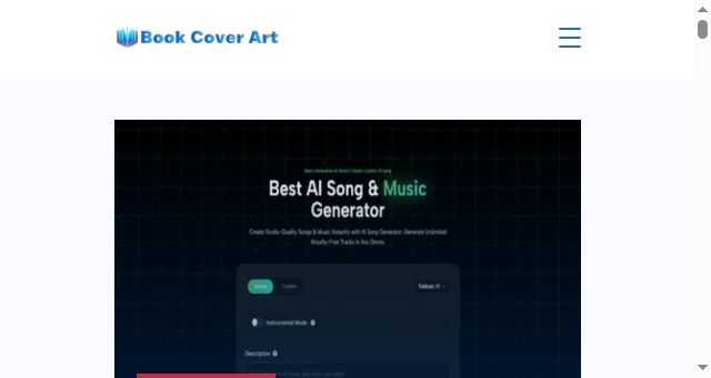 Screenshot of bookcoverart.co