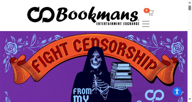 Screenshot of bookmans.com