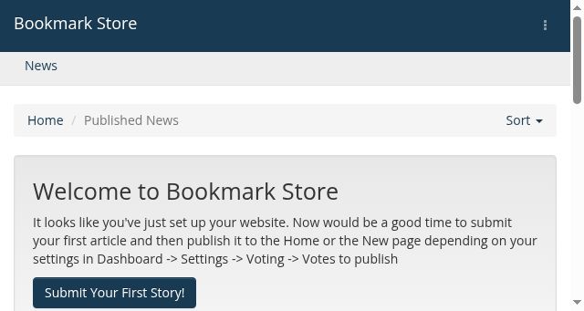 Screenshot of bookmarkstore.download