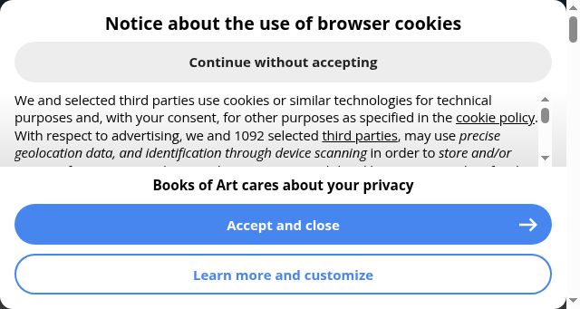 Screenshot of booksofart.org