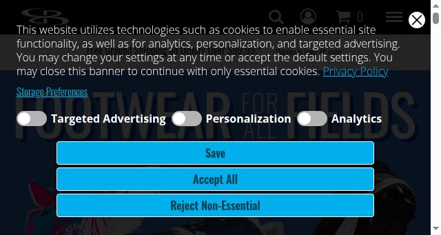 Screenshot of boombah.com