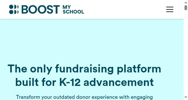 Screenshot of boostmyschool.com