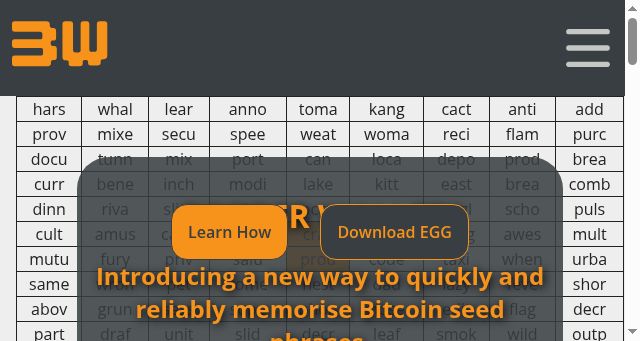 Screenshot of borderwallets.com