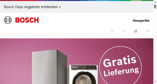 Screenshot of bosch-home.at