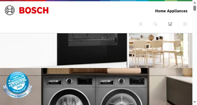 Screenshot of bosch-home.co.nz
