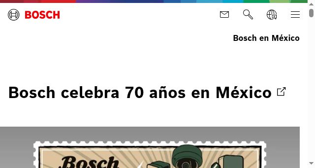 Screenshot of bosch.com.mx