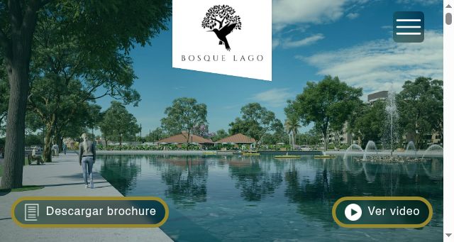 Screenshot of bosquelago.com.py