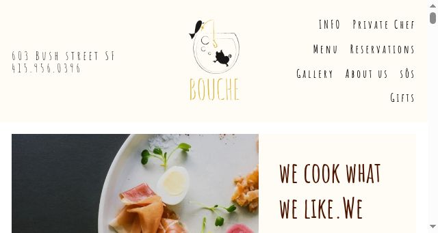 Screenshot of bouchesf.com