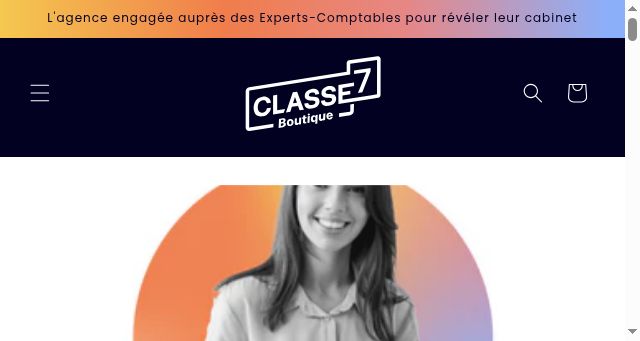 Screenshot of boutique-classe7.fr