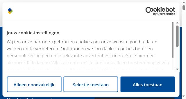 Screenshot of bouwcenter.nl