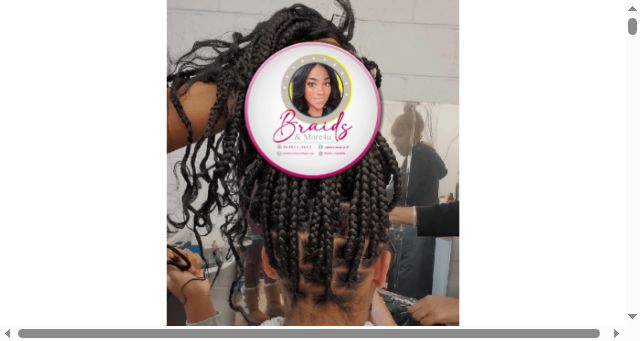 Screenshot of boxbraidsarlington.com