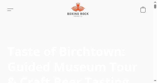Screenshot of boxingrock.ca