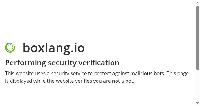 Screenshot of boxlang.io