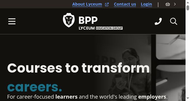 Screenshot of bpp.com