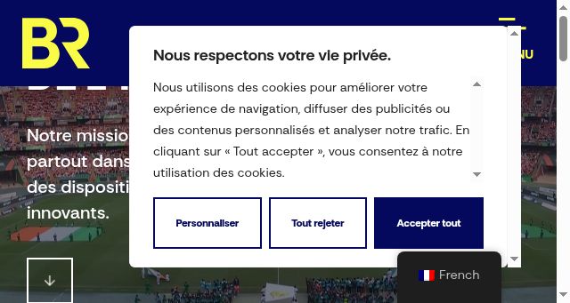 Screenshot of br-agency.fr