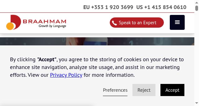 Screenshot of braahmam.net