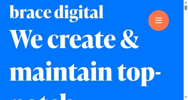 Screenshot of bracedigital.com