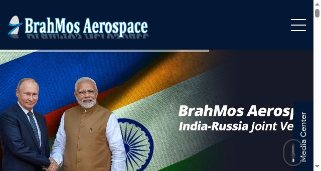 Screenshot of brahmos.com