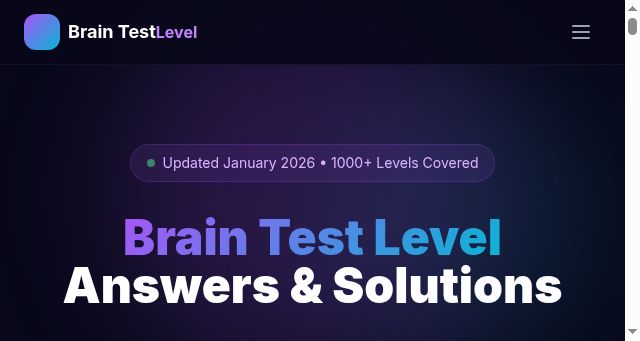Screenshot of brain-test-level.com