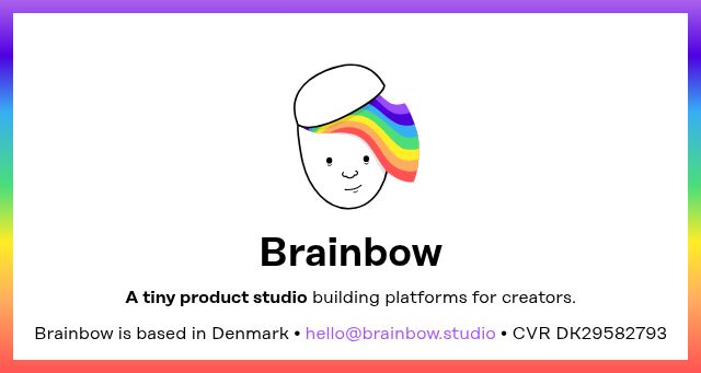 Screenshot of brainbow.studio