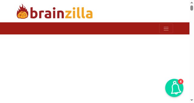 Screenshot of brainzilla.com