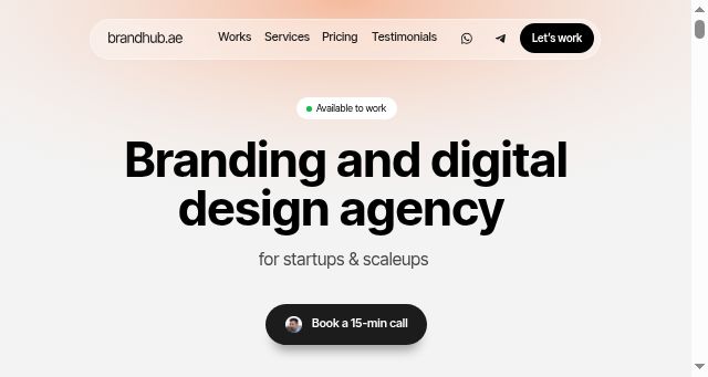 Screenshot of brand-hub.ae