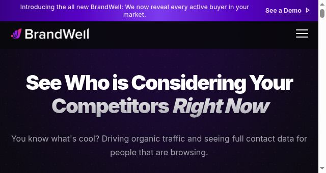 Screenshot of brandwell.ai