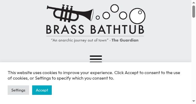 Screenshot of brassbathtub.com