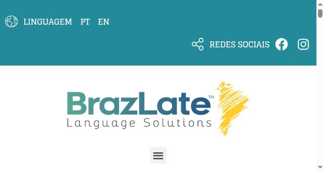 Screenshot of brazlate.com.br