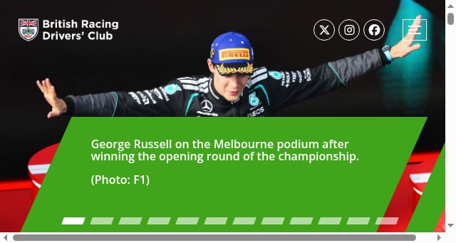 Screenshot of brdc.co.uk