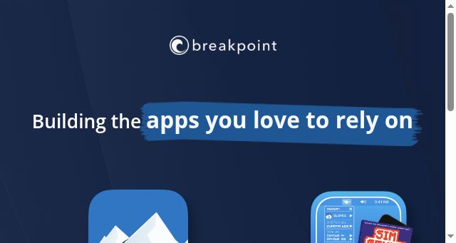 Screenshot of breakpointstudio.com