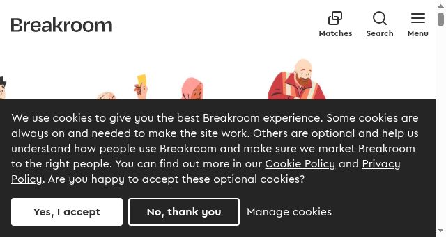 Screenshot of breakroom.cc