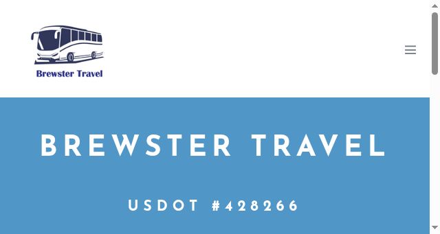 Screenshot of brewstertravel.com
