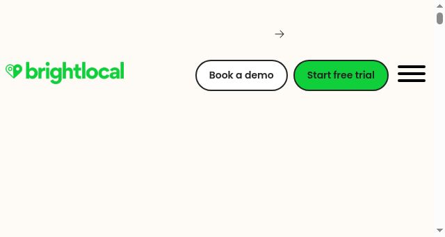 Screenshot of brightlocal.com