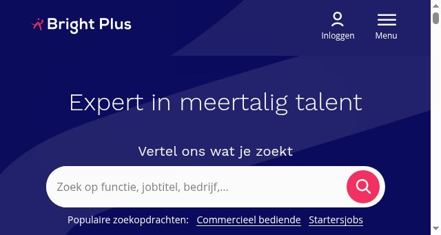 Screenshot of brightplus.be