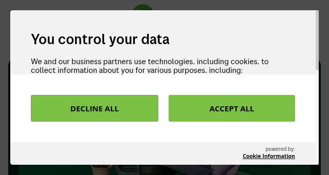 Screenshot of bring.com
