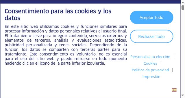 Screenshot of brita.es