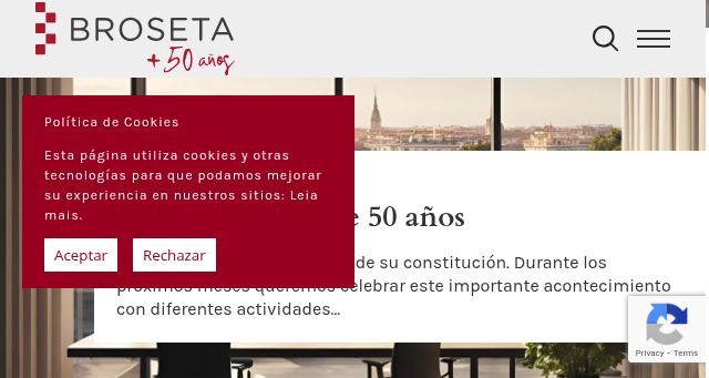 Screenshot of broseta.com
