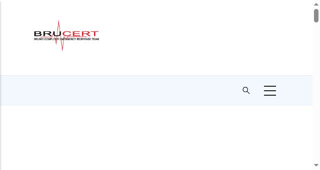 Screenshot of brucert.org.bn