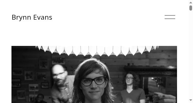 Screenshot of brynnevans.com