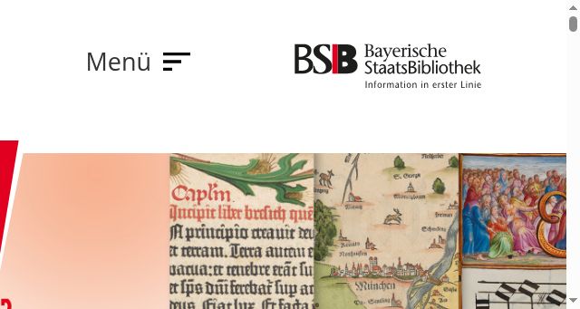 Screenshot of bsb-muenchen.de