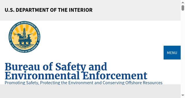 Screenshot of bsee.gov