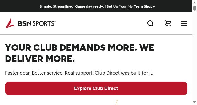 Screenshot of bsnsports.com