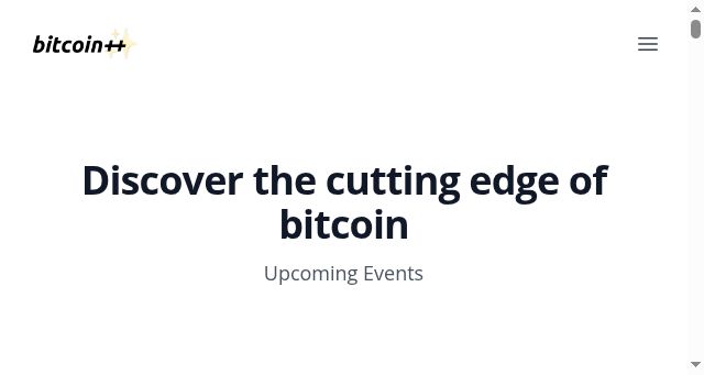 Screenshot of btcplusplus.dev