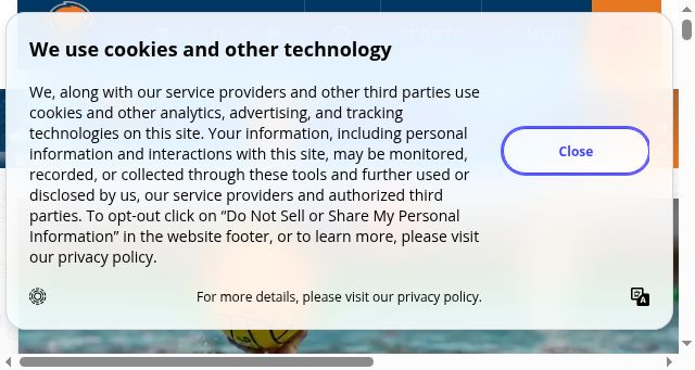 Screenshot of bucknellbison.com