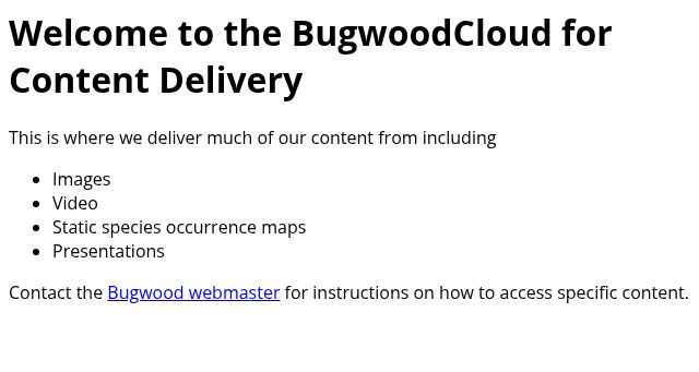 Screenshot of bugwoodcloud.org