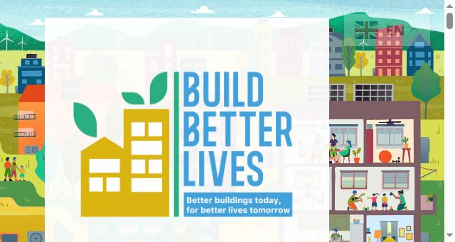 Screenshot of buildbetterlives.eu