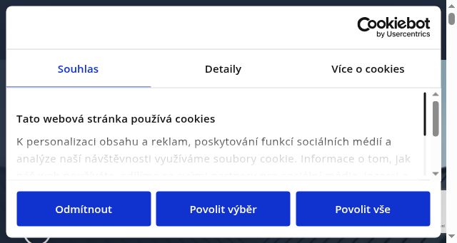 Screenshot of burger-windows.cz