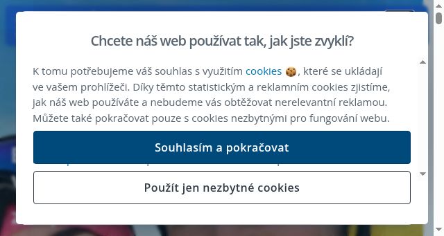 Screenshot of burinka.cz